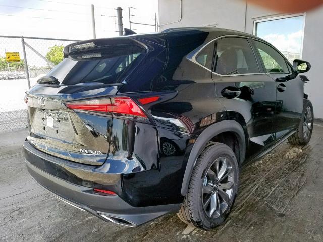 JTJYARBZ5K2156359 - 2019 LEXUS NX 300 BAS BLACK photo 4