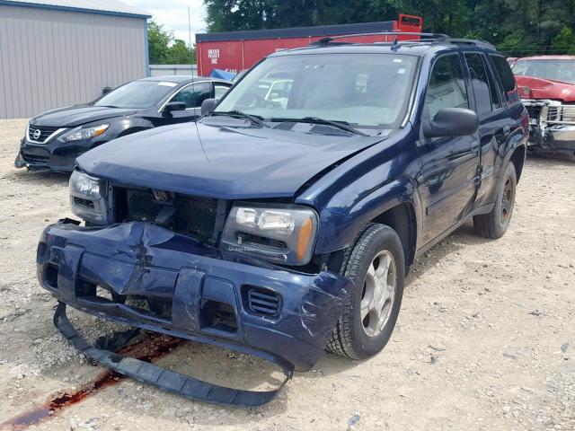 1GNDT13S272187968 - 2007 CHEVROLET TRAILBLAZE BLUE photo 2