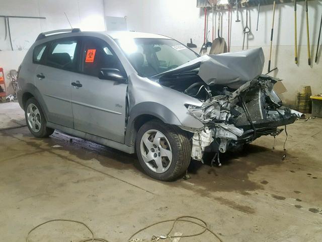 5Y2SL65858Z414299 - 2008 PONTIAC VIBE SILVER photo 1