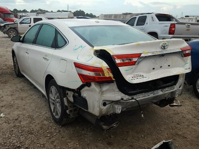 4T1BK1EB9EU094829 - 2014 TOYOTA AVALON BAS WHITE photo 3