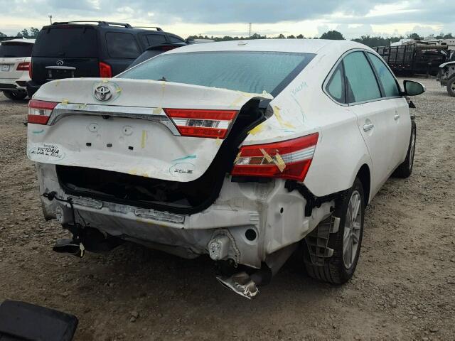 4T1BK1EB9EU094829 - 2014 TOYOTA AVALON BAS WHITE photo 4