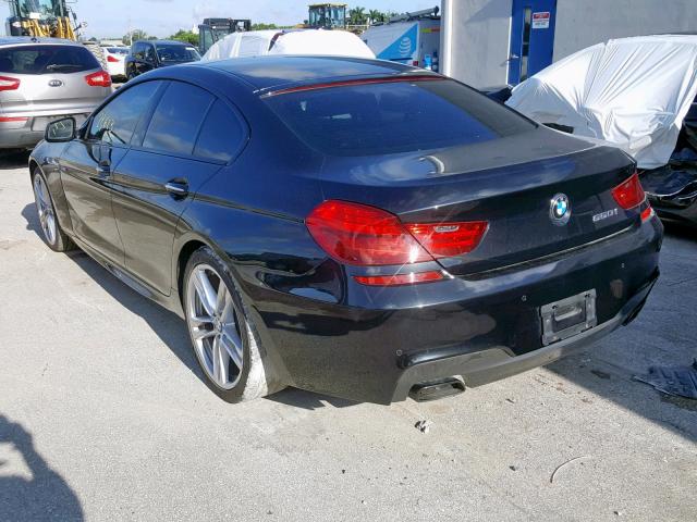 WBA6B2C57FGB99801 - 2015 BMW 650 I BLACK photo 3