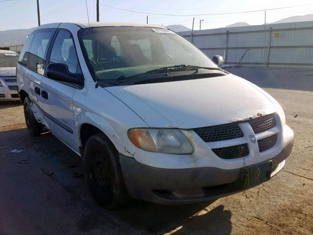 1B4GP25B41B107667 - 2001 DODGE CARAVAN SE WHITE photo 1