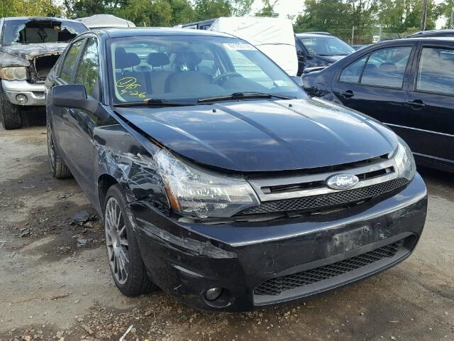 1FAHP3GN7BW157225 - 2011 FORD FOCUS SES BLACK photo 1