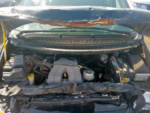 1D4GP25B17B153133 - 2007 DODGE CARAVAN SE BLACK photo 7