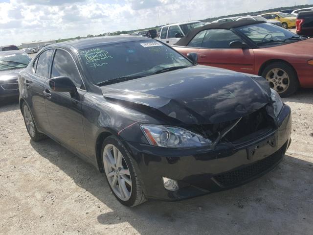 JTHBE262172011763 - 2007 LEXUS IS 350 BLACK photo 1