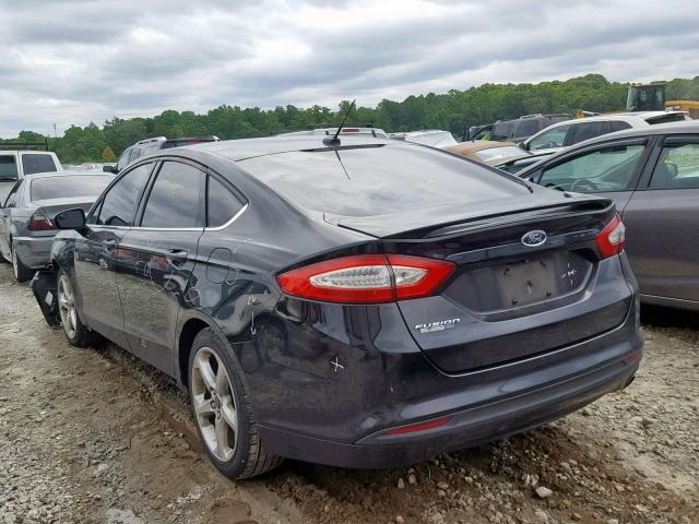 3FA6P0G73GR323306 - 2016 FORD FUSION S BLACK photo 3