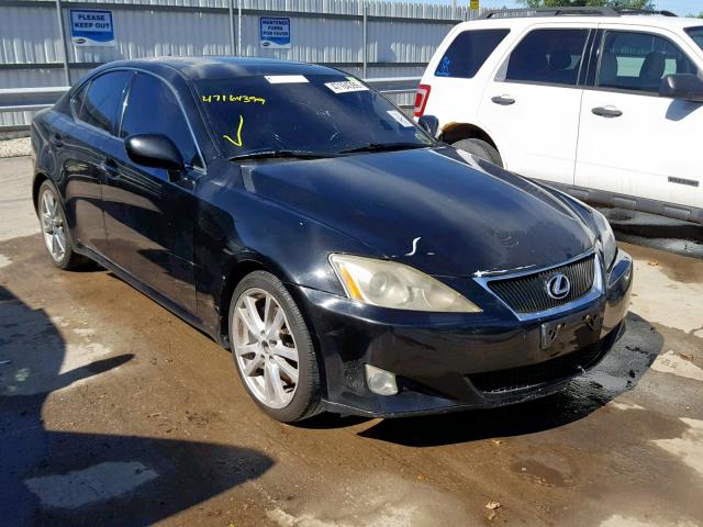 JTHBE262482014738 - 2008 LEXUS IS 350 BLACK photo 1