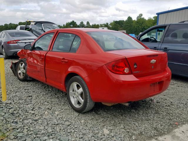 1G1AF5F51A7169609 - 2010 CHEVROLET COBALT 2LT RED photo 3