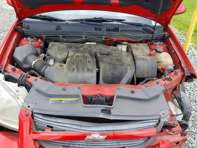 1G1AF5F51A7169609 - 2010 CHEVROLET COBALT 2LT RED photo 7