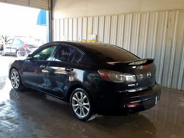 JM1BL1S51A1140570 - 2010 MAZDA 3 S BLACK photo 3