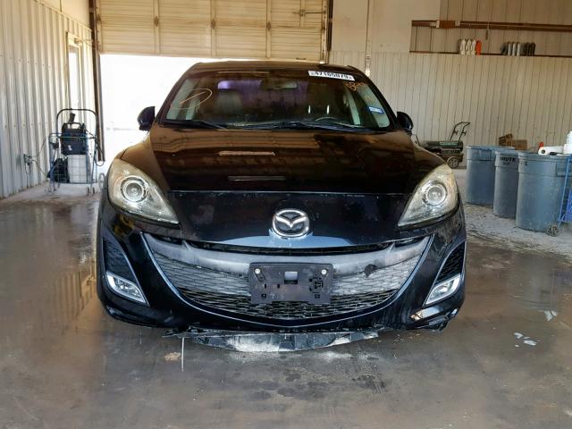 JM1BL1S51A1140570 - 2010 MAZDA 3 S BLACK photo 9