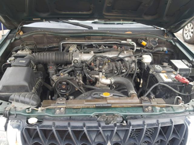 JA4MT31R22J029014 - 2002 MITSUBISHI MONTERO SP GREEN photo 7