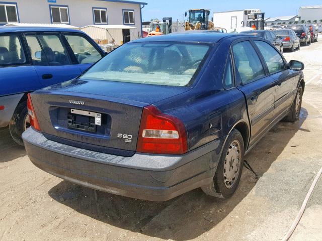 YV1TS97D6X1011717 - 1999 VOLVO S80 BLUE photo 4