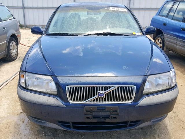 YV1TS97D6X1011717 - 1999 VOLVO S80 BLUE photo 9