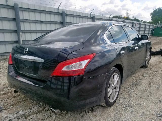 1N4AA5AP7BC867140 - 2011 NISSAN MAXIMA S BLACK photo 4