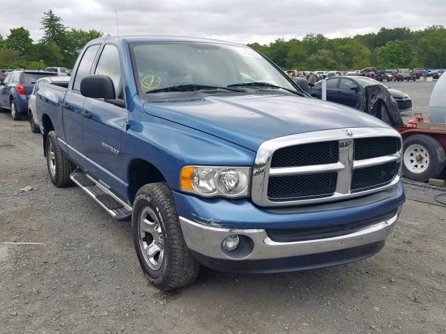 1D7HU18N84J151963 - 2004 DODGE RAM 1500 S BLUE photo 1