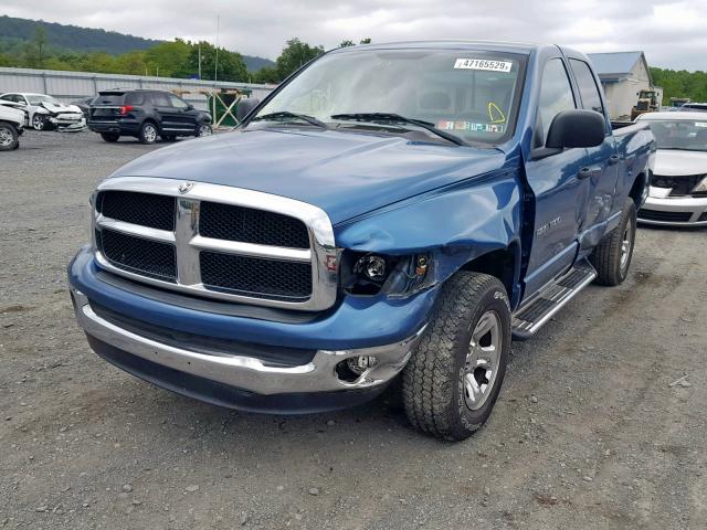 1D7HU18N84J151963 - 2004 DODGE RAM 1500 S BLUE photo 2