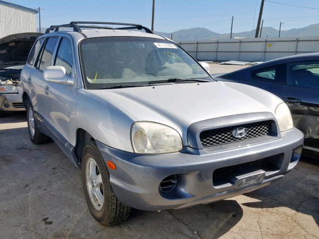 KM8SB12B14U652658 - 2004 HYUNDAI SANTA FE G SILVER photo 1