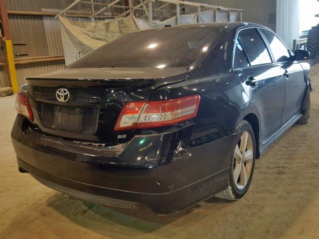 4T1BF3EK7BU184489 - 2011 TOYOTA CAMRY BASE BLACK photo 4