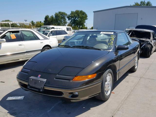 1G8ZG1276SZ171489 - 1995 SATURN SC2 BLACK photo 2