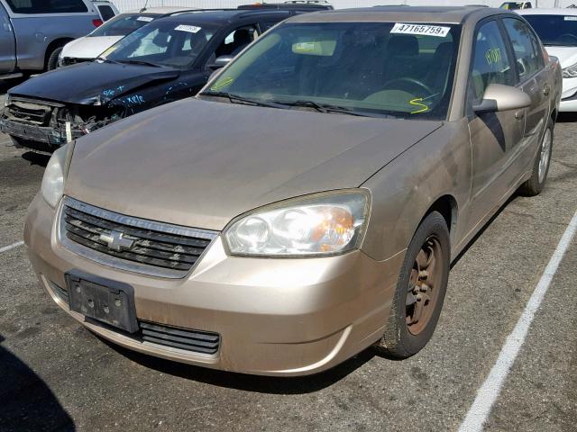 1G1ZT51F46F125452 - 2006 CHEVROLET MALIBU LT GOLD photo 2