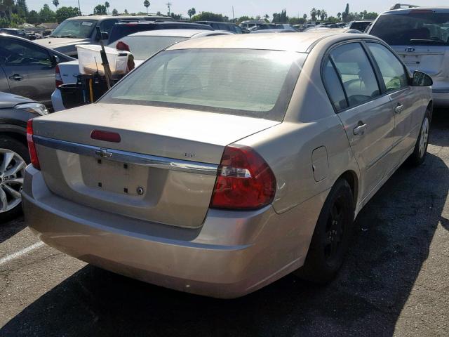 1G1ZT51F46F125452 - 2006 CHEVROLET MALIBU LT GOLD photo 4