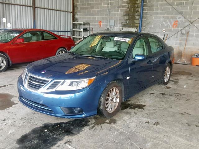 YS3FA4CY5A1618001 - 2010 SAAB 9-3 2.0T BLUE photo 2