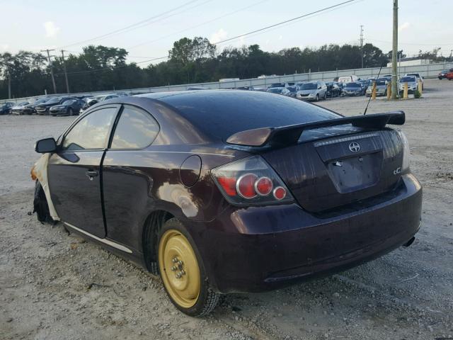JTKDE167090286161 - 2009 TOYOTA SCION TC ბურგუნდია ფოტო 3