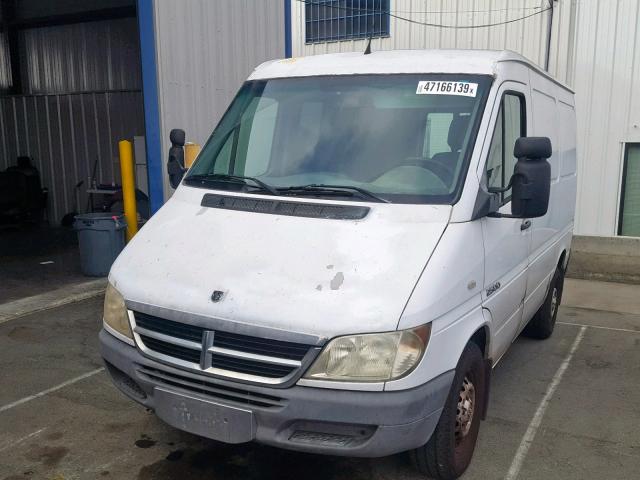 WD0PD144955833822 - 2005 DODGE SPRINTER 2 WHITE photo 2