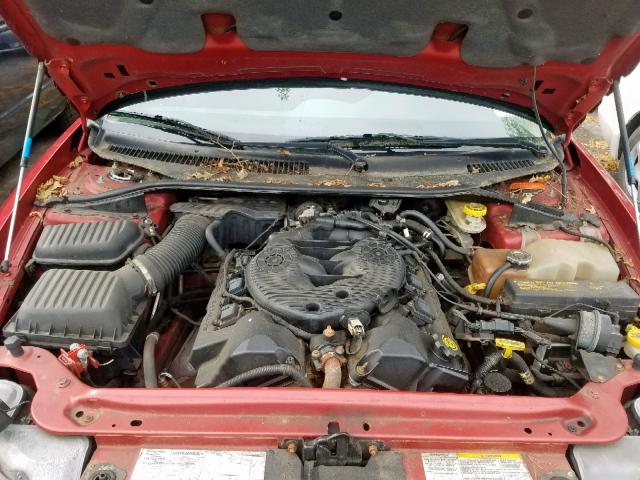 2C3AD46R34H682738 - 2004 CHRYSLER CONCORDE L RED photo 7