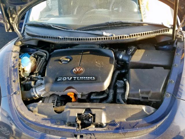 3VWCD31Y45M313030 - 2005 VOLKSWAGEN NEW BEETLE ლურჯი ფოტო 7