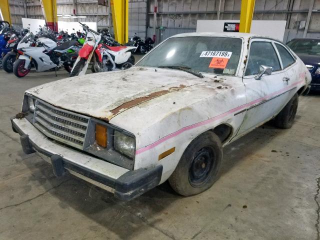 0T11A202414 - 1980 FORD PINTO WHITE photo 2