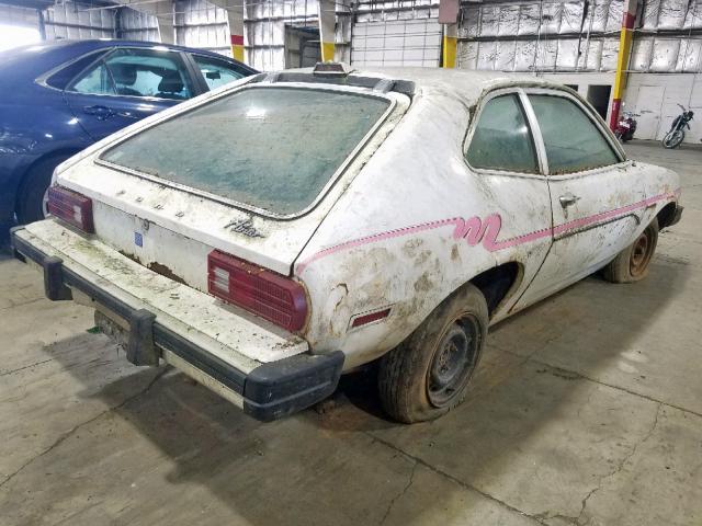 0T11A202414 - 1980 FORD PINTO WHITE photo 4