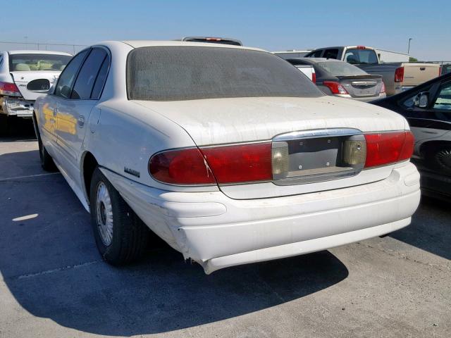 1G4HP54K5YU323659 - 2000 BUICK LESABRE CU WHITE photo 3