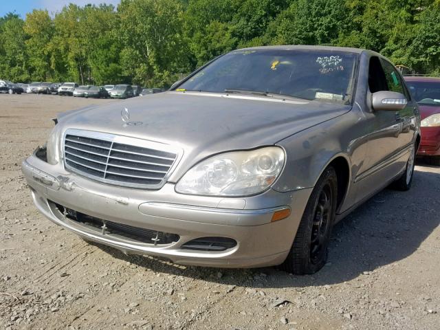 WDBNG83J94A389398 - 2004 MERCEDES-BENZ S 430 4MAT SILVER photo 2