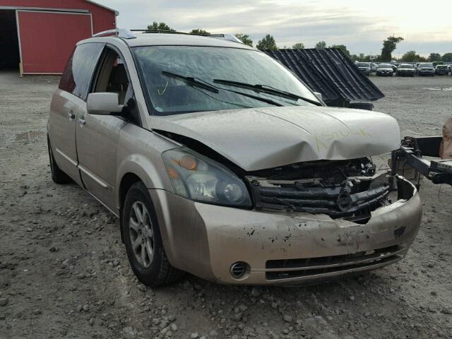 5N1BV28U17N100257 - 2007 NISSAN QUEST S BEIGE photo 1