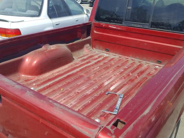 1FTYR14V0XPB11654 - 1999 FORD RANGER SUP MAROON photo 6