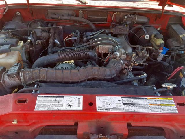 1FTYR14V0XPB11654 - 1999 FORD RANGER SUP MAROON photo 7