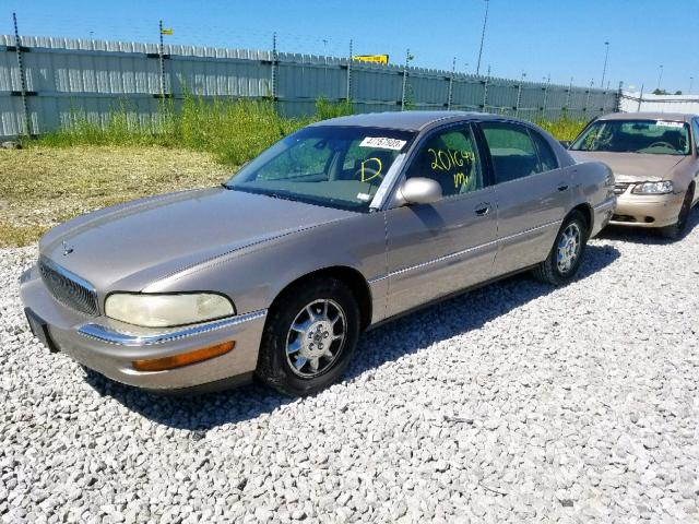 1G4CW54K224119034 - 2002 BUICK PARK AVENU GOLD photo 2