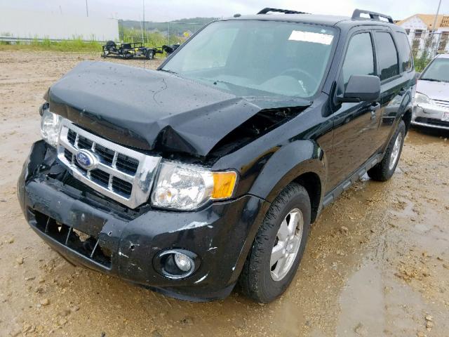 1FMCU9DG5BKC24221 - 2011 FORD ESCAPE XLT BLACK photo 2