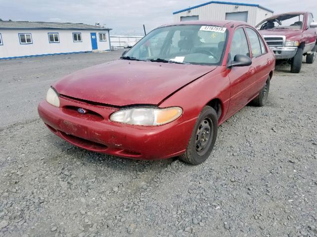 1FAFP13P7XW167070 - 1999 FORD ESCORT RED photo 2