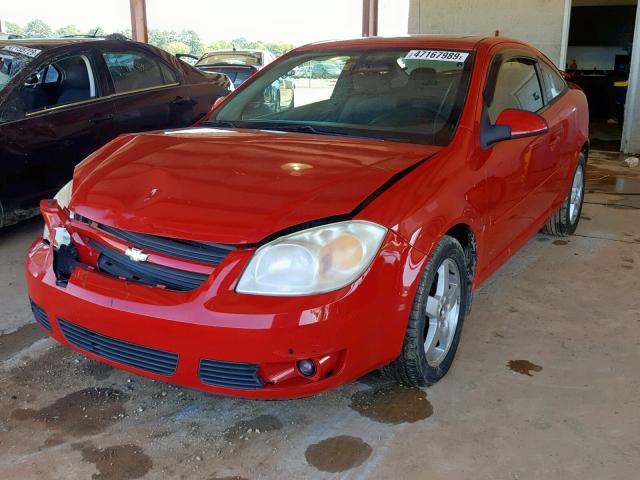 1G1AL15F477223621 - 2007 CHEVROLET COBALT LT RED photo 2