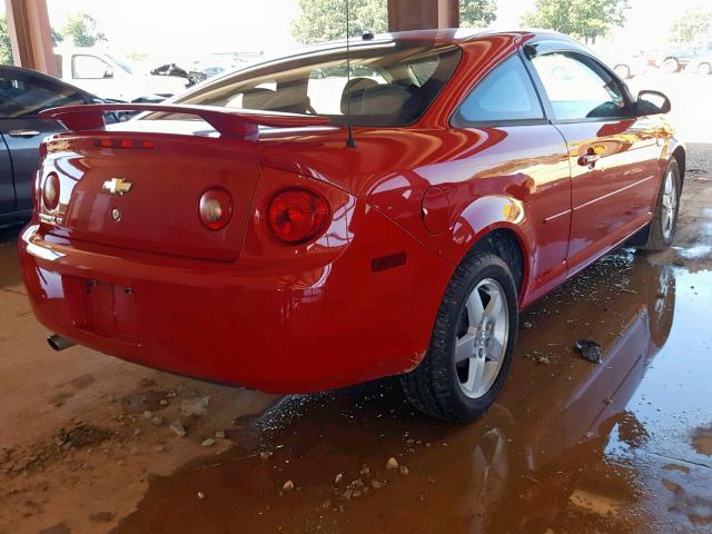 1G1AL15F477223621 - 2007 CHEVROLET COBALT LT RED photo 4