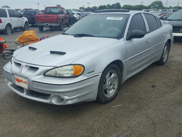 1G2NW52E34C173109 - 2004 PONTIAC GRAND AM G SILVER photo 2