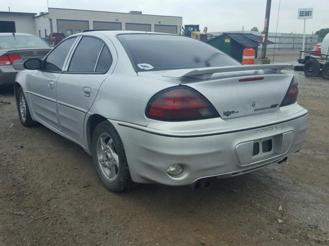 1G2NW52E34C173109 - 2004 PONTIAC GRAND AM G SILVER photo 3