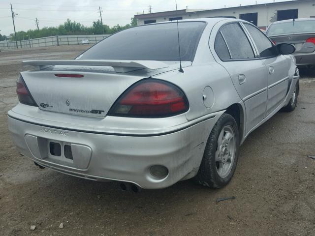 1G2NW52E34C173109 - 2004 PONTIAC GRAND AM G SILVER photo 4