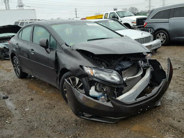 19XFB2F9XDE037849 - 2013 HONDA CIVIC EXL CHARCOAL photo 1