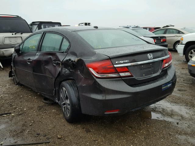 19XFB2F9XDE037849 - 2013 HONDA CIVIC EXL CHARCOAL photo 3