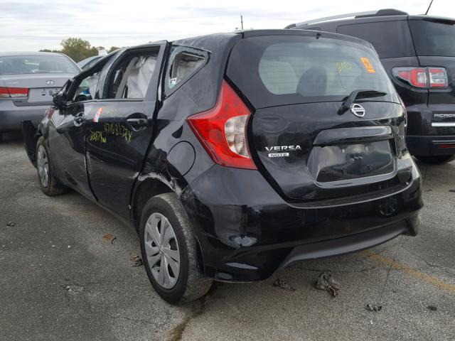 3N1CE2CP7JL355063 - 2018 NISSAN VERSA NOTE BLACK photo 3